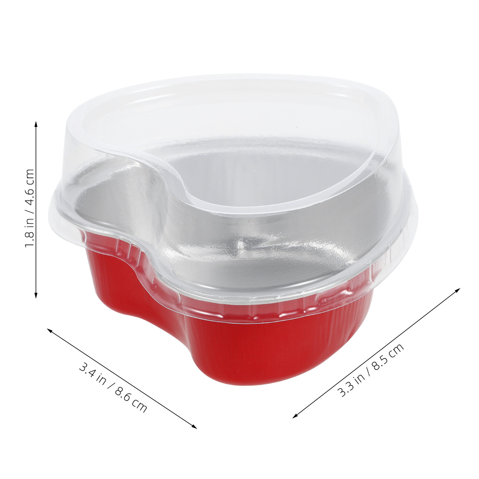 20Sets Aluminum Foil Heart Sha - Kitchen Baking Pan recension och pris