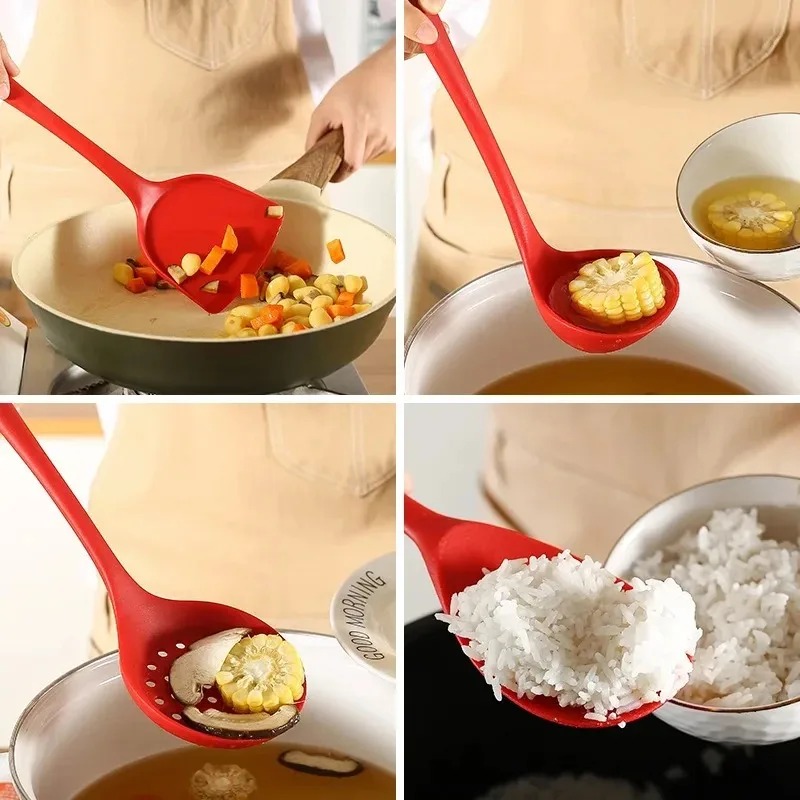 6Pcs Silicone Kitchen Utensils - Offset Spatula Set recension och pris