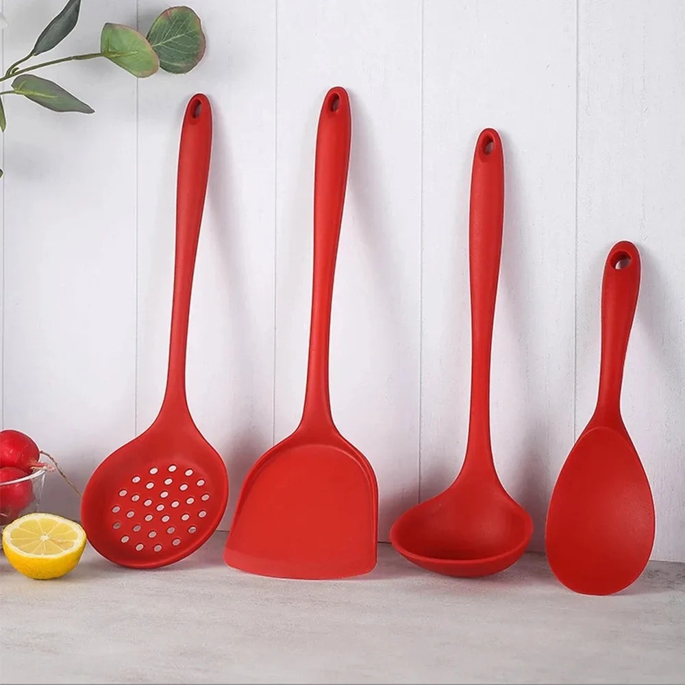 6Pcs Silicone Kitchen Utensils - Offset Spatula Set recension och pris
