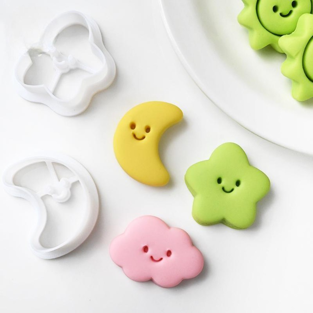 Cookie Cutters Moon Stars Sun  - Kitchen Baking Cookies recension och pris