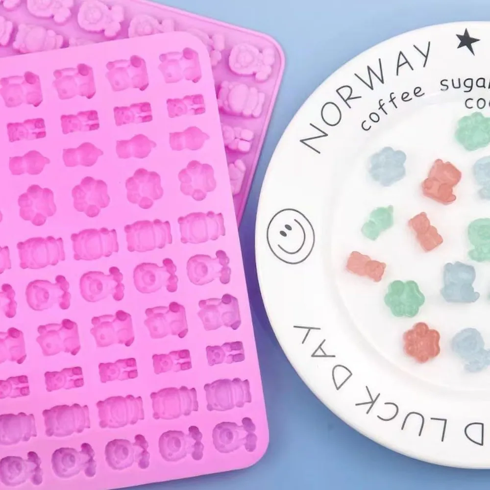 5Pcs Candy Silicone Moulds wit - Kitchen Baking Tray Set recension och pris