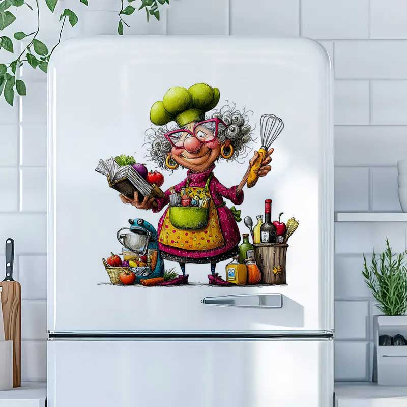 Funny Cooking Ladies Decal Sti - Kitchen Queen recension och pris