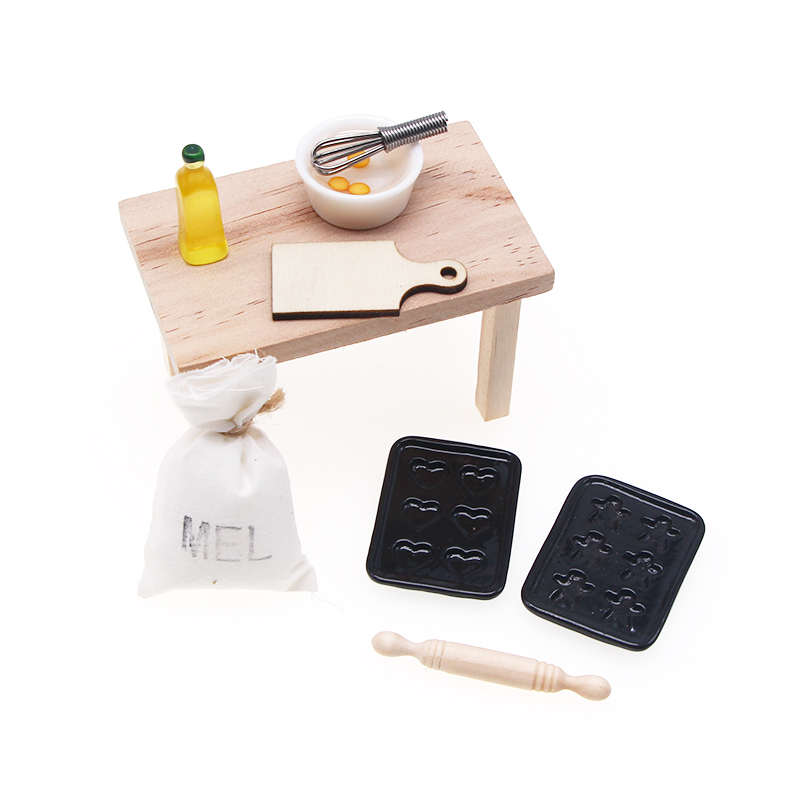 8pcs Dollhouse Cooking Ware Ki - Kitchen Baking Ware recension och pris