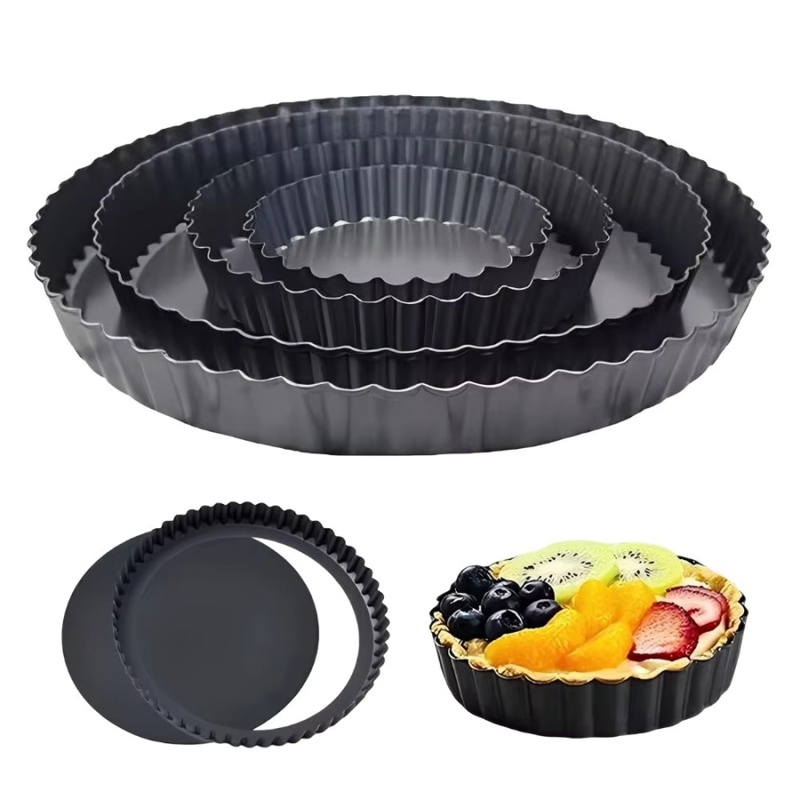 1pc Removable Bottom Fluted Ta - Kitchen Appliances For Baking recension och pris